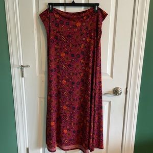 LuLaRoe Maxi Skirt 3XL